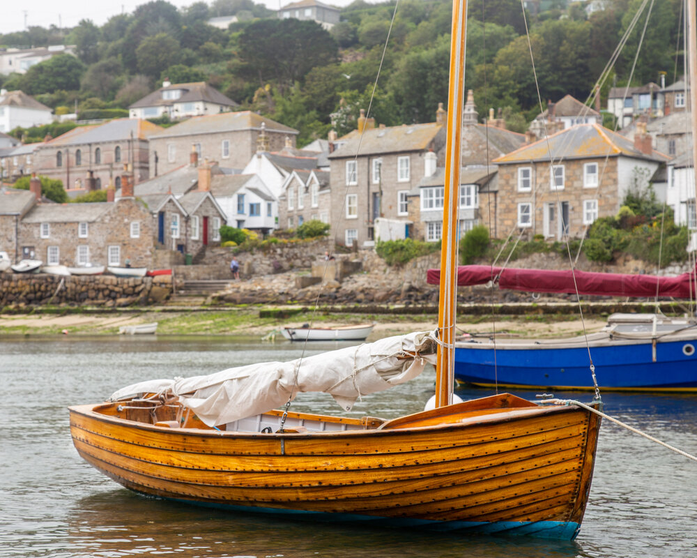 wooden Cornish sailing boats