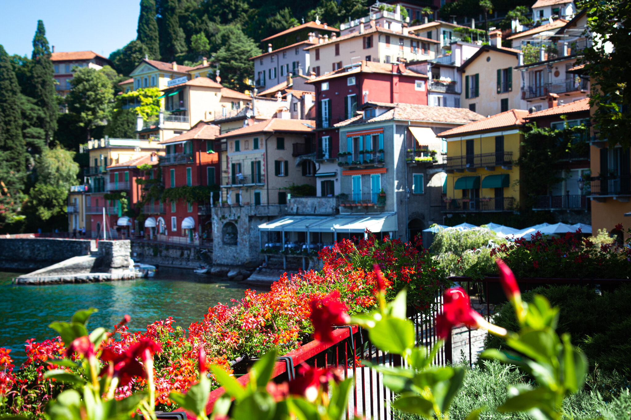 beautiful view Varenna Lake Como