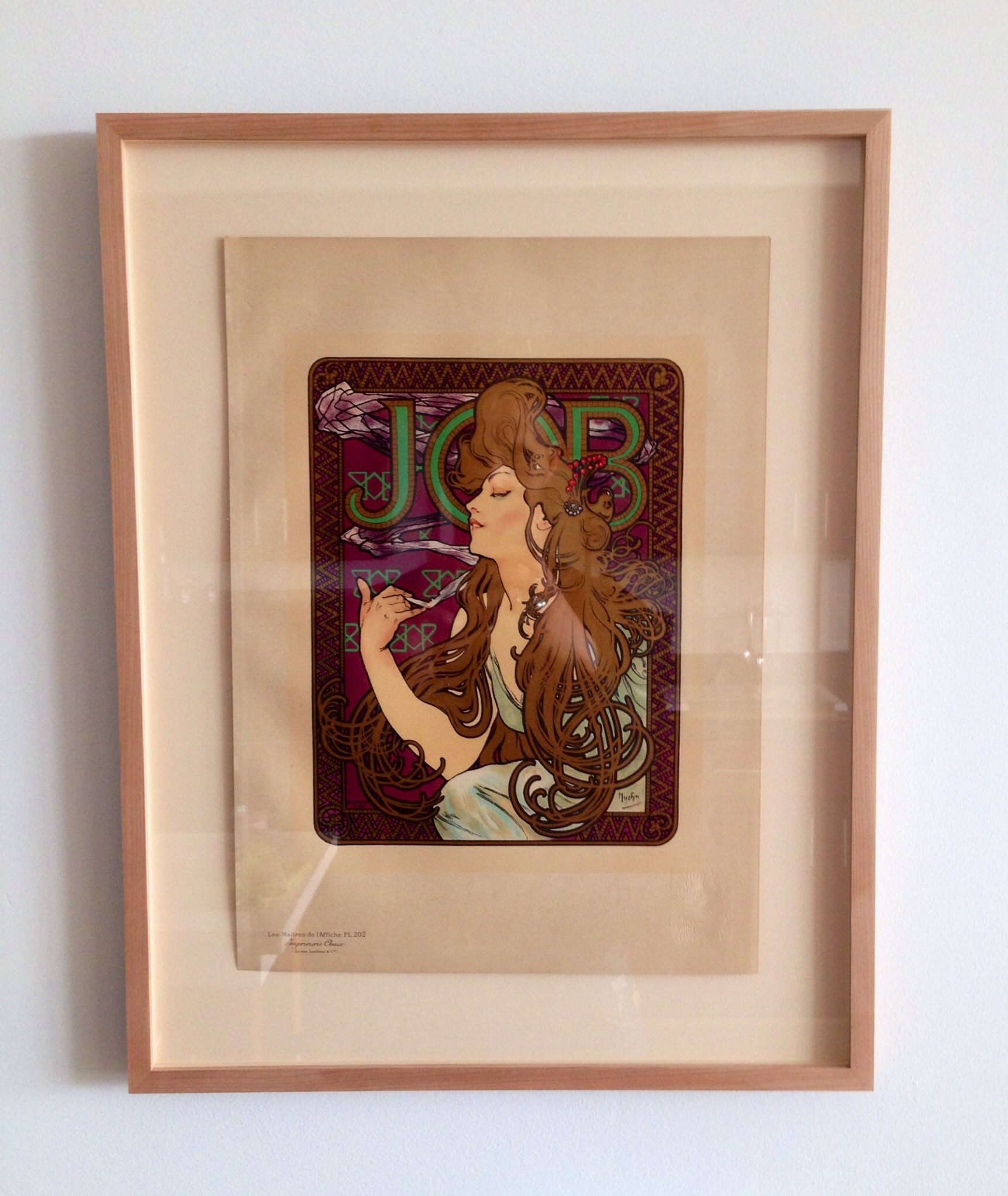 Alphonse Mucha lithograph from 1900