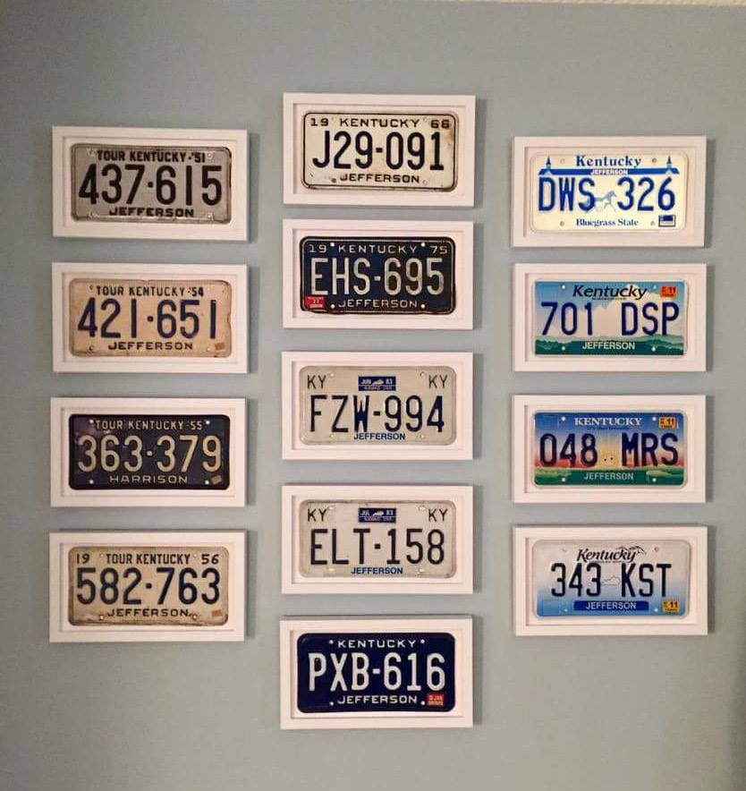 Family history through license plates.
