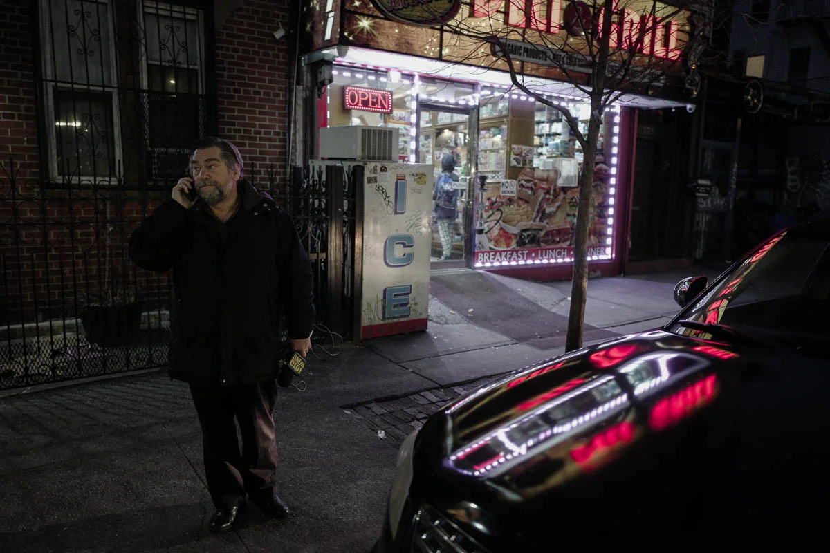 Al Jones on the night beat in Brooklyn.