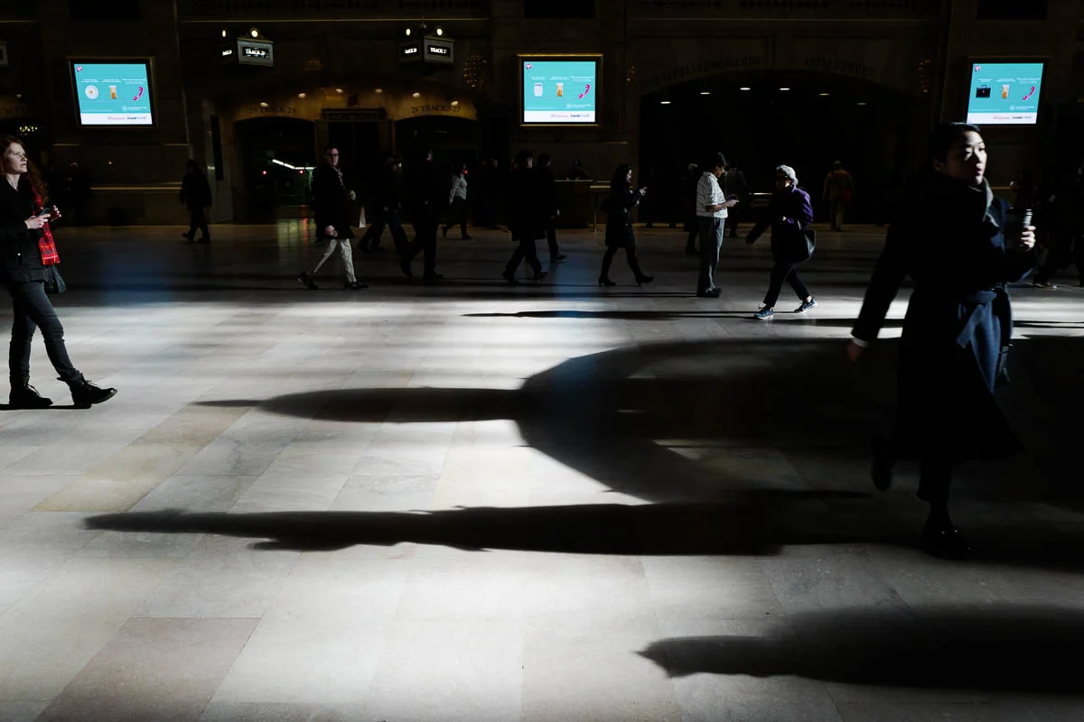 New York Scenes: Grand Central Station.