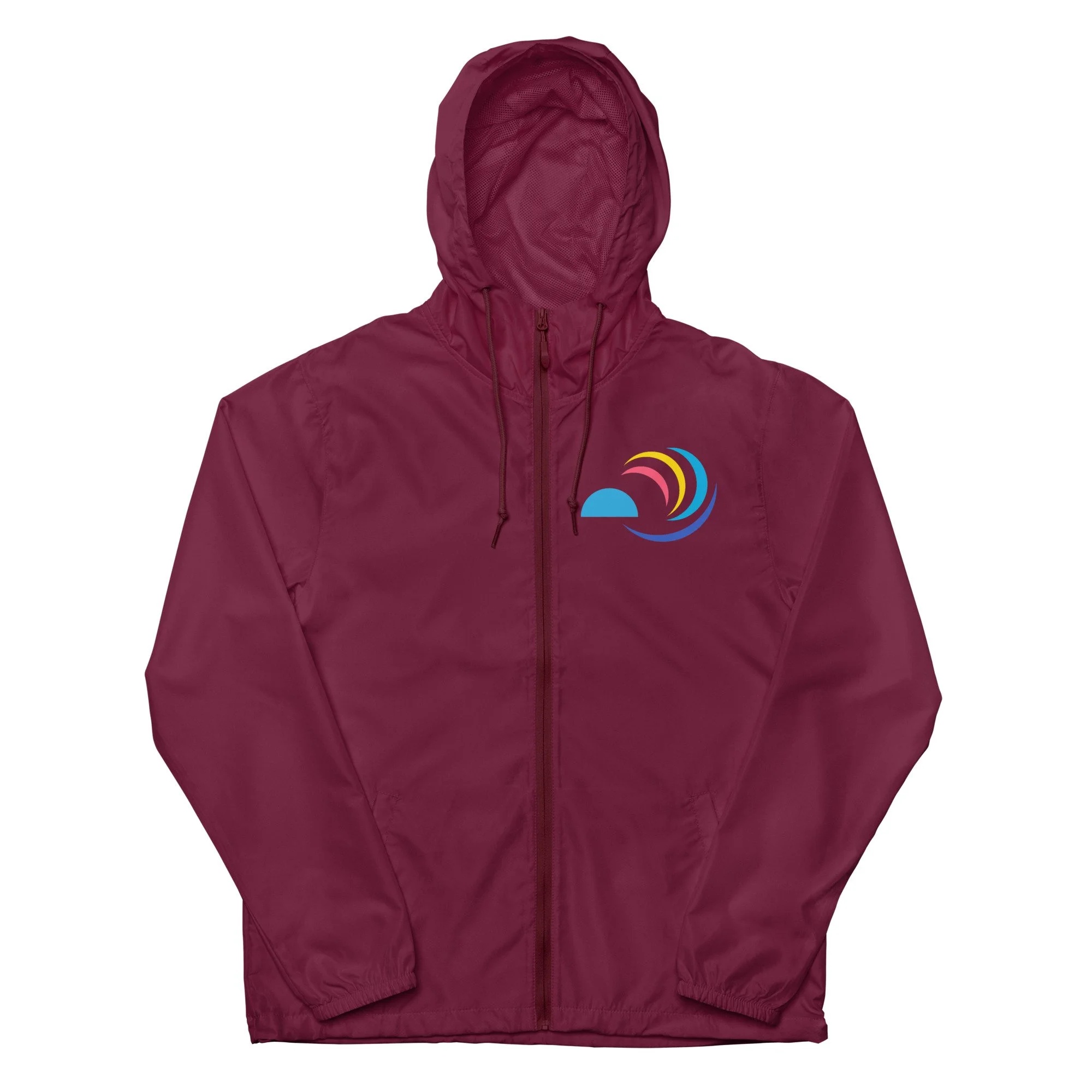 unisex-lightweight-zip-up-windbreaker-maroon-front-694f01d9cc8c2.jpg
