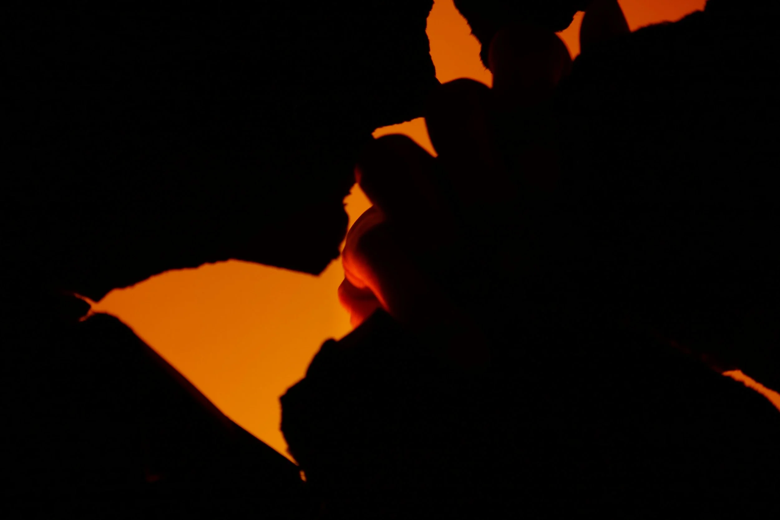 when closed hands and open faces meet