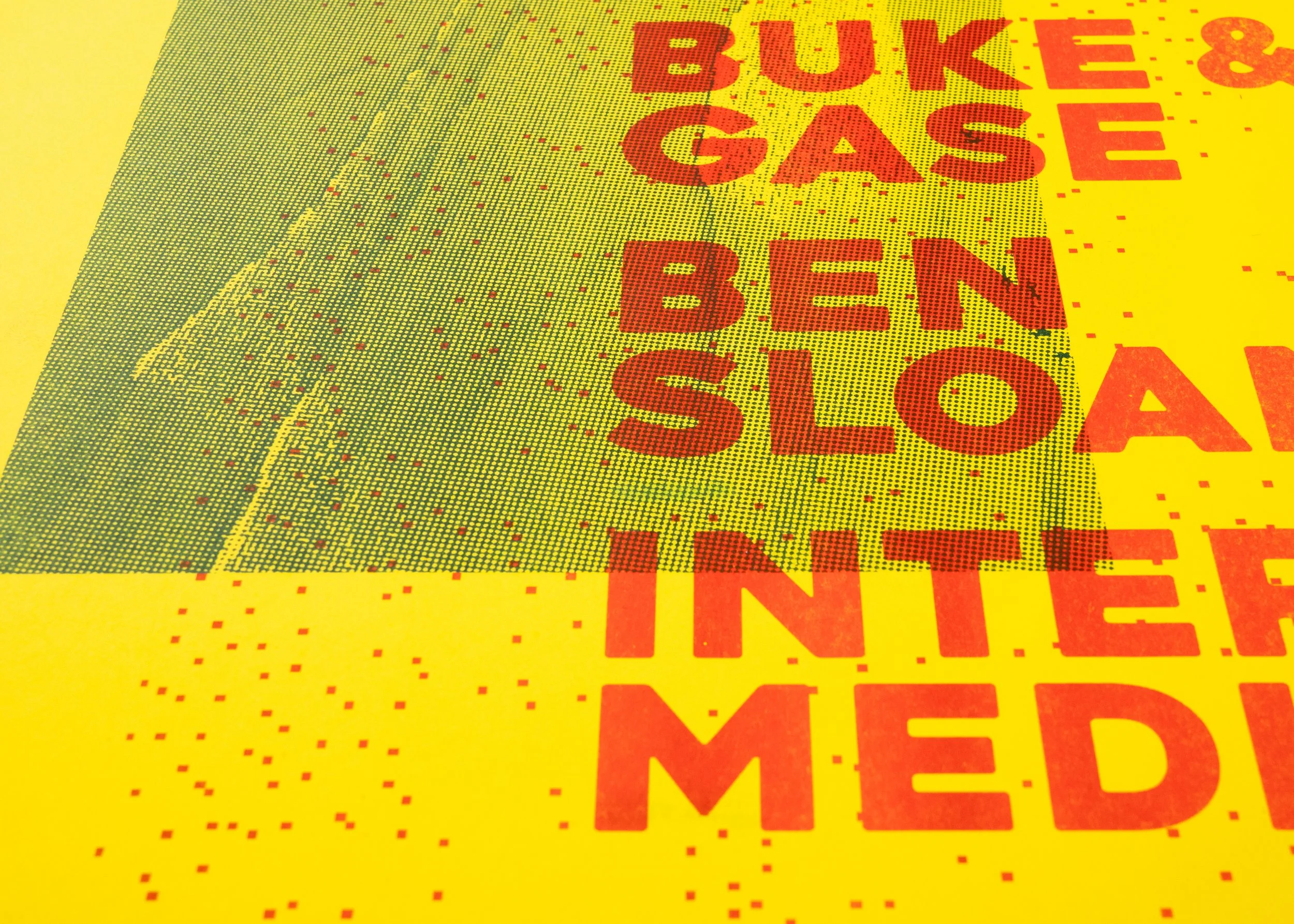 2-Color Print (Bright Red & Blue)