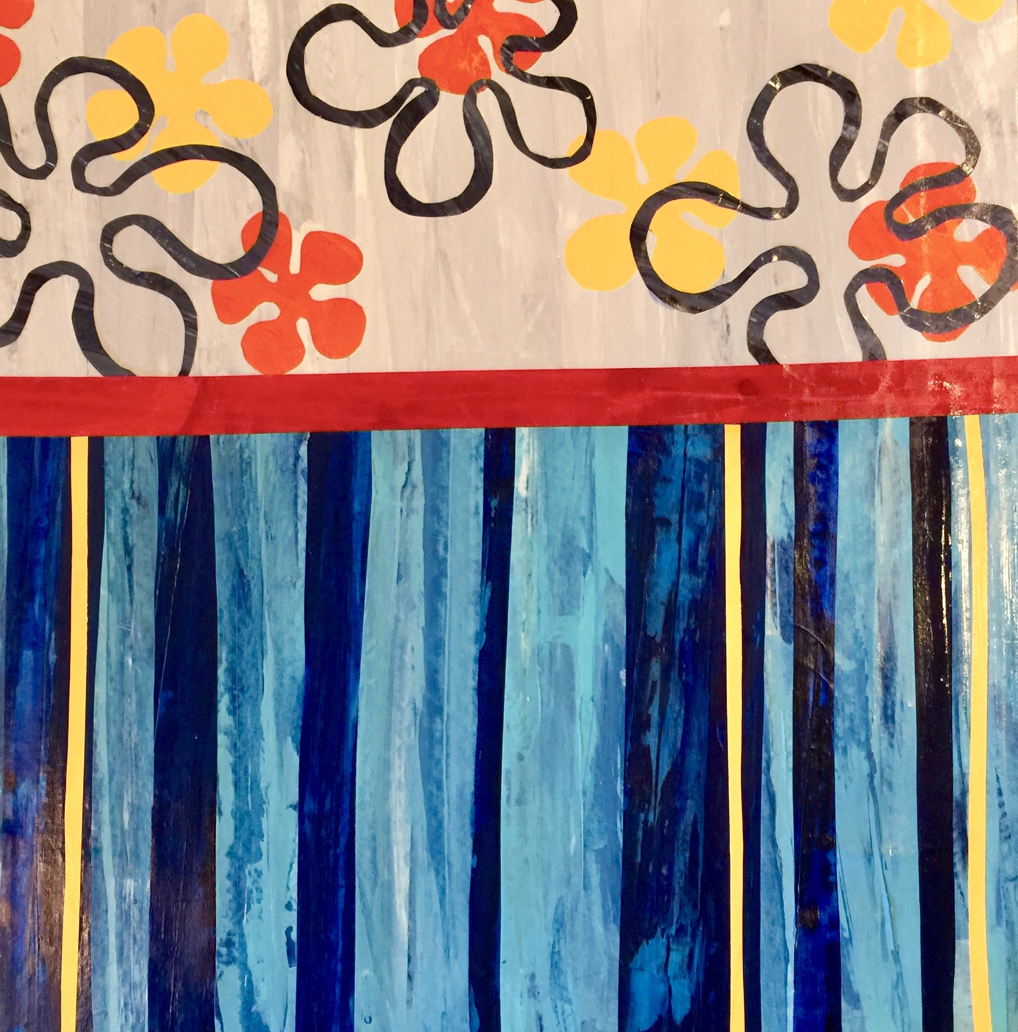 “Something suddenly came up” 16” x 16”