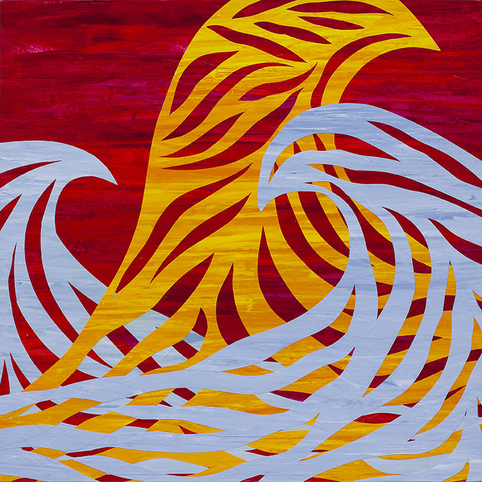 Sunrise Surf 24” x 24”