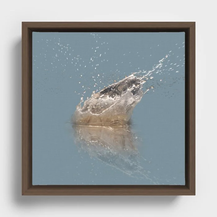 Framed canvas print in a variety of frame colors and sizes from $120.99-186.99