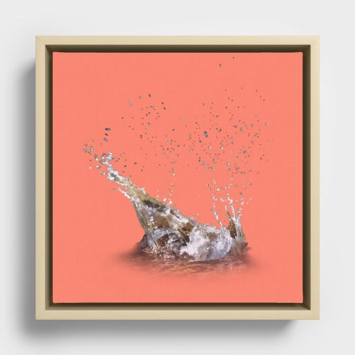 Framed canvas print in a variety of frame colors and sizes from $120.99-186.99