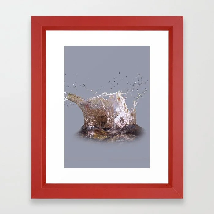 Vector-framed art print on paper in a variety of frame colors and sizes from $43.99-155.99
