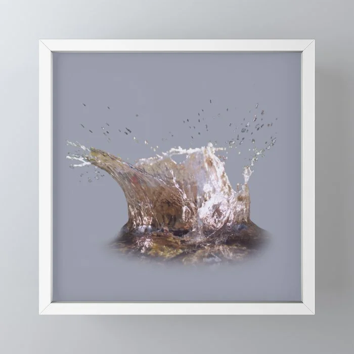 4 x 4" framed mini print on paper in a variety of frame colors, $24.99