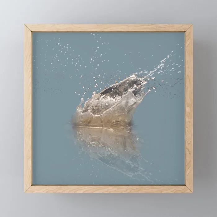 4 x 4" framed mini print on paper in a variety of frame colors, $24.99