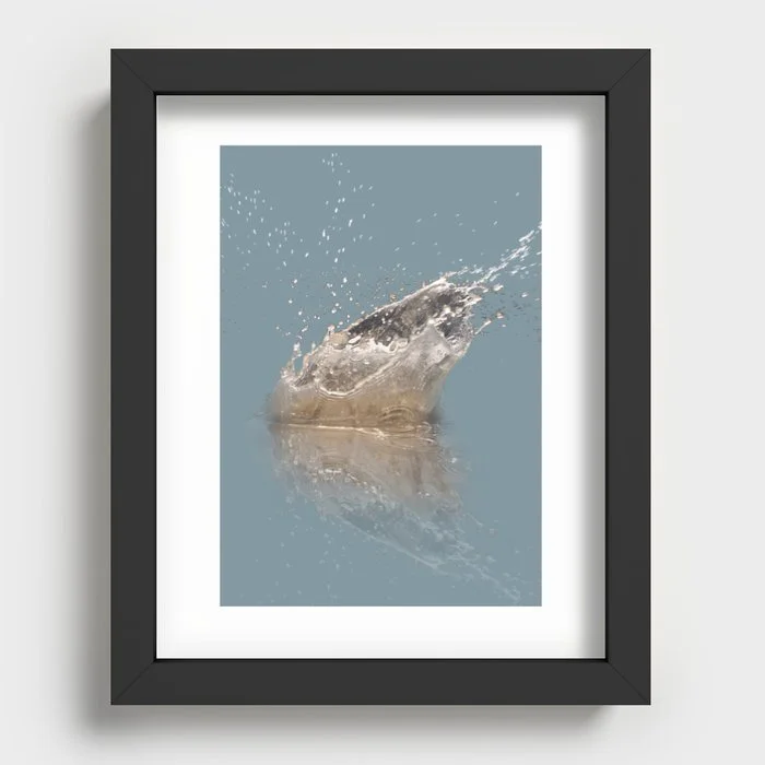 Framed, recessed art print on paper in a variety of frame colors and sizes from $83.99-287.99