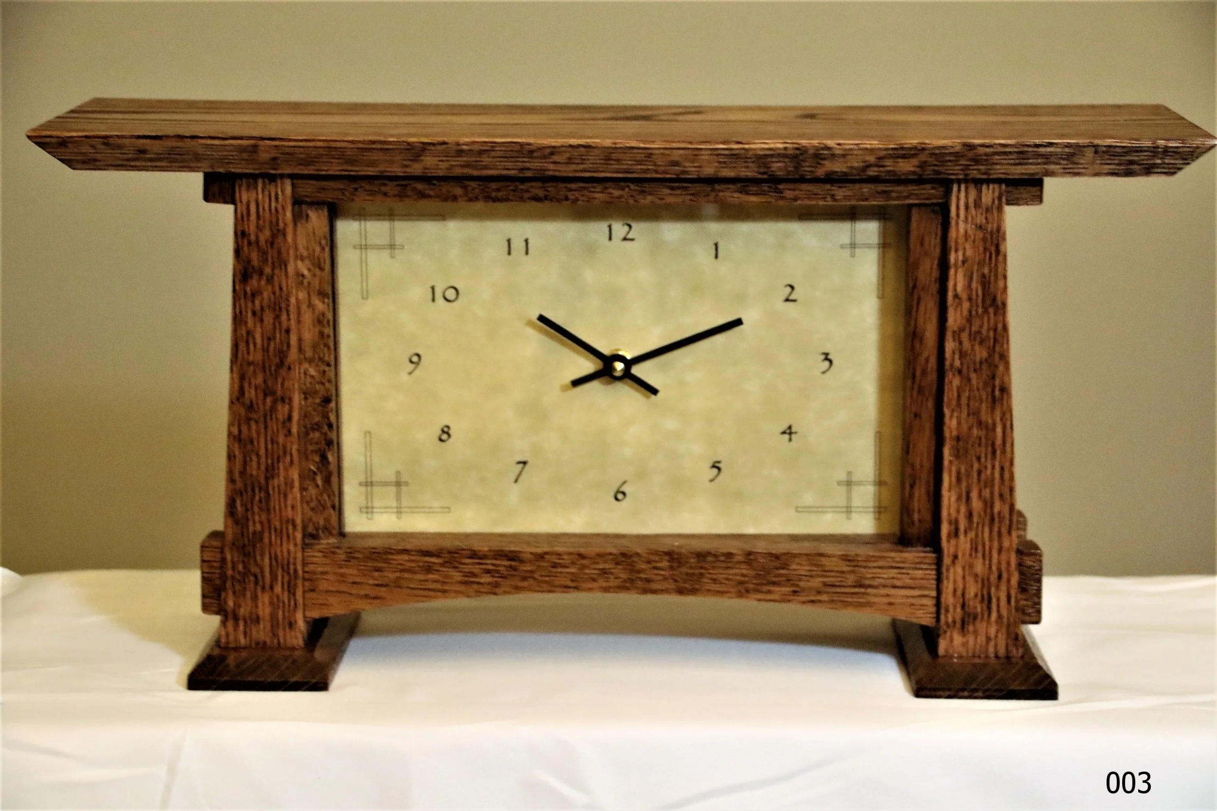 Craftsman Style Mantle Clock