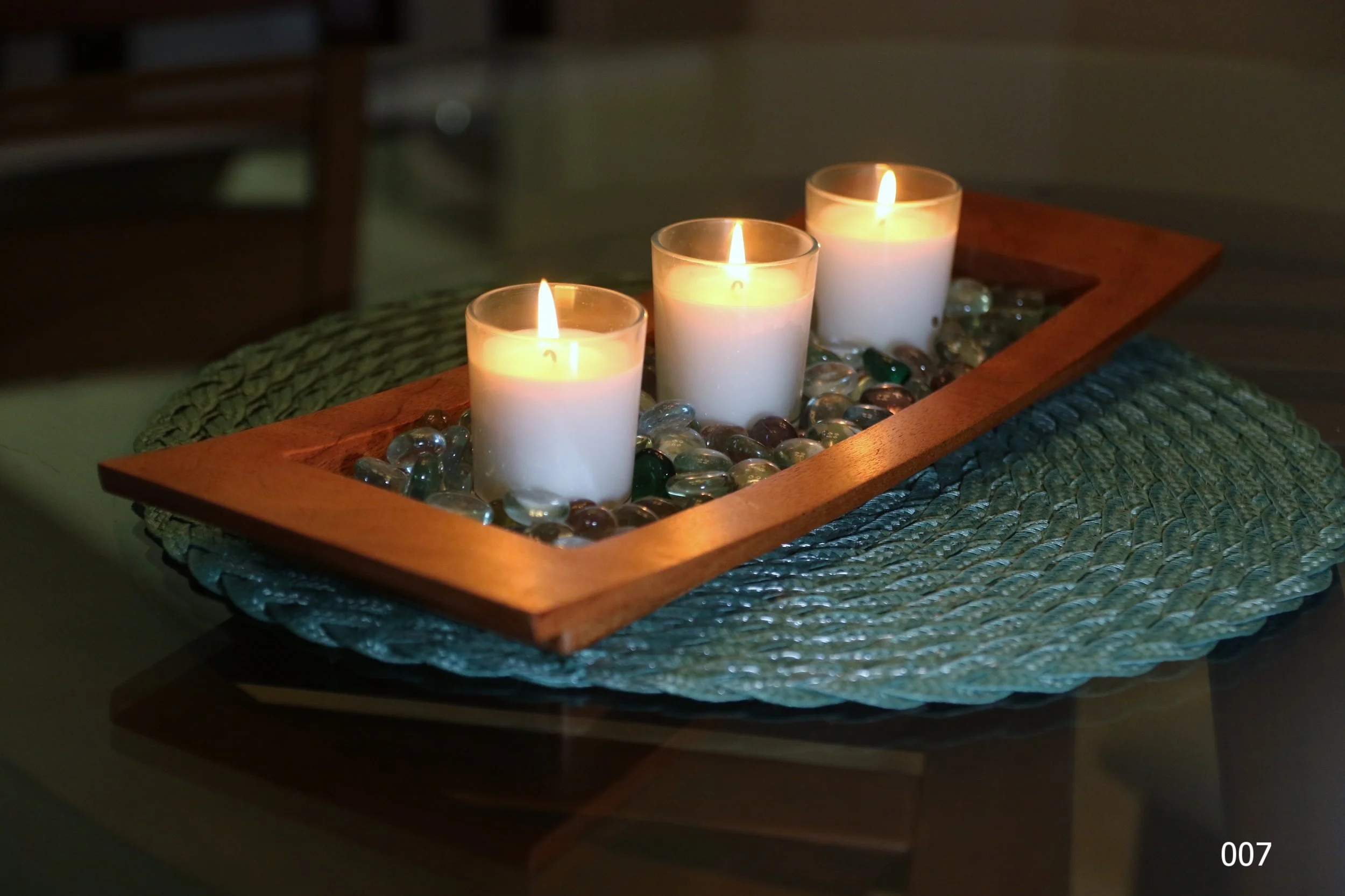 Tray Votive Centerpiece