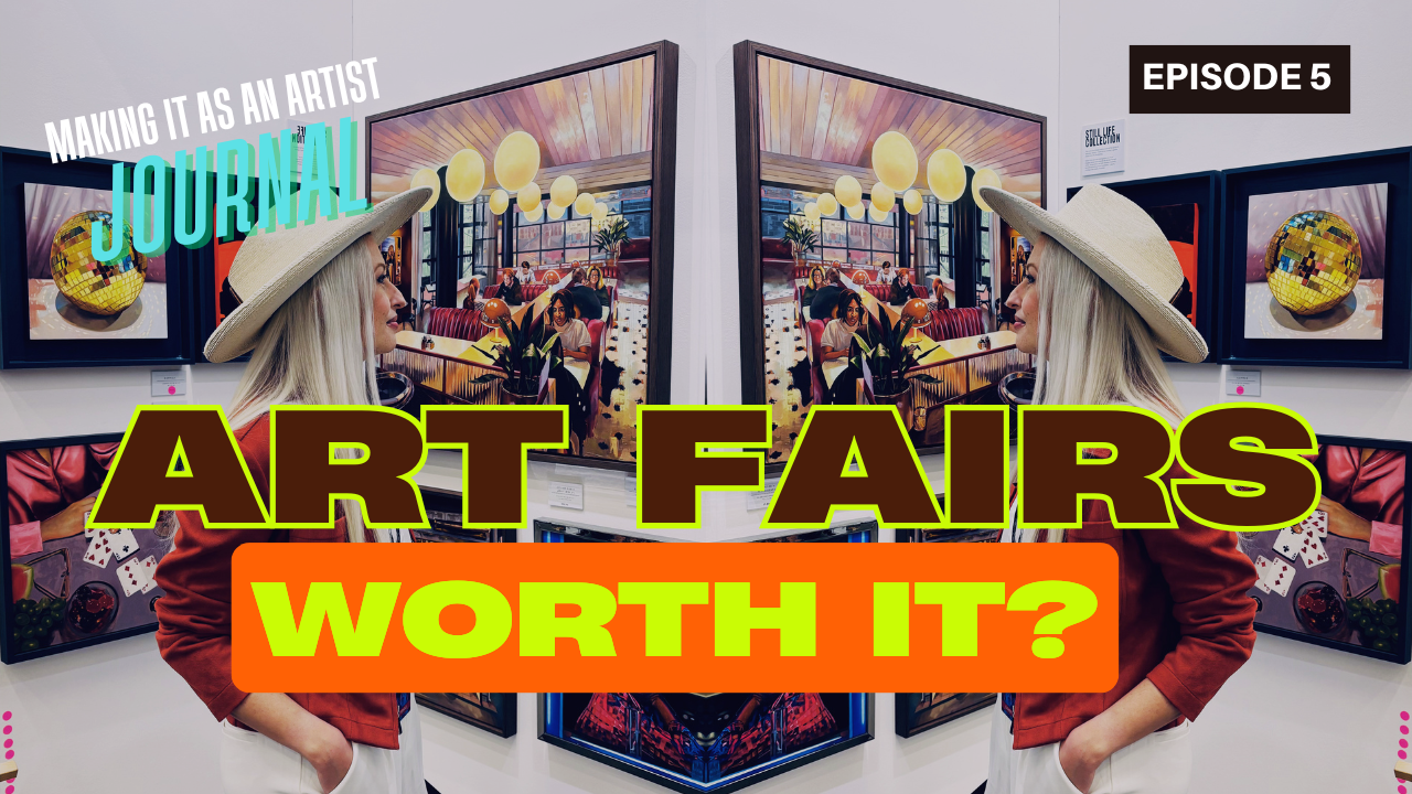 A Weekend at Sussex Art Fair | Artist Vlog