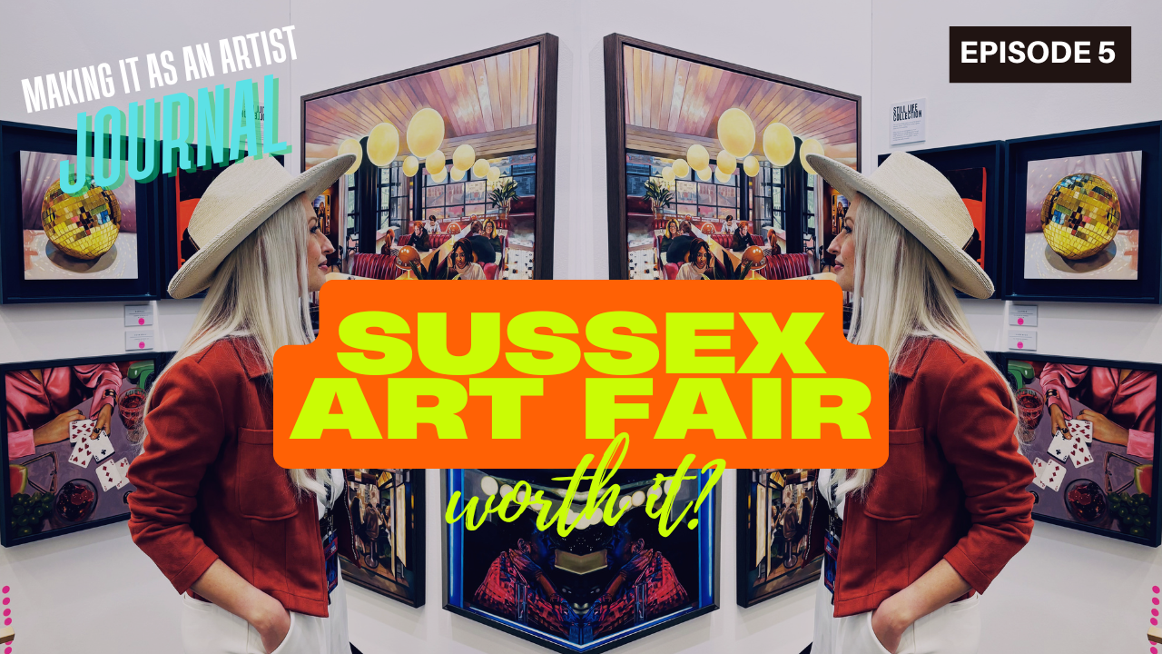 A Weekend at Sussex Art Fair | Artist Vlog