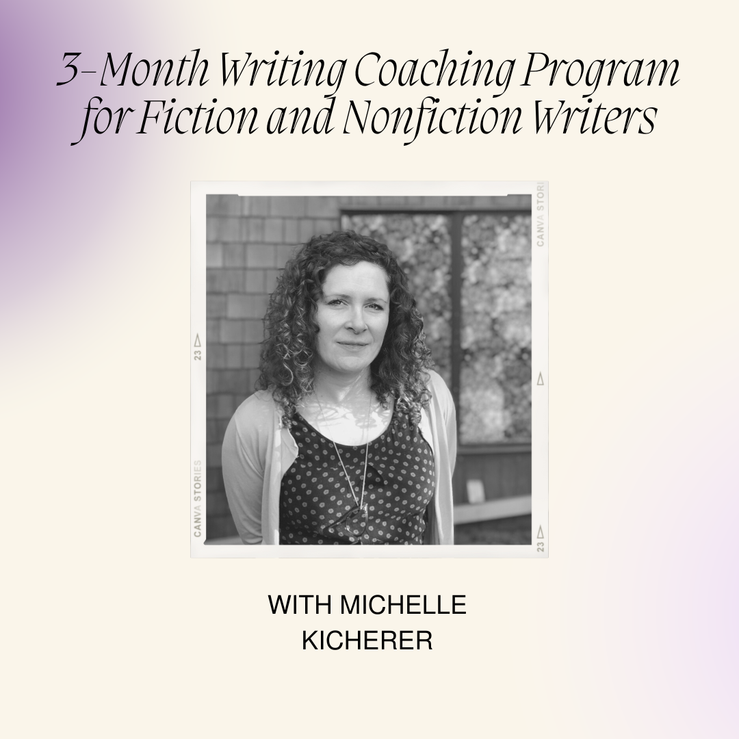 3-Month Writing Coaching Program for Fiction and Nonfiction Writers —Ongoing