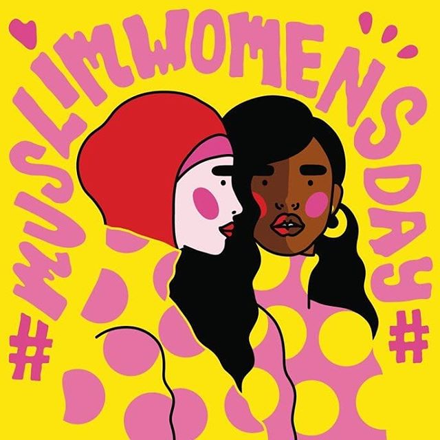 Today is #MuslimWomensDay!  Shout-out to our sisters at @muslimgirl, and to Muslim women, girls, and femmes everywhere.

Tag a Muslim #BossLady who inspires you! 
#SignOfResistance by Xaviera Altena