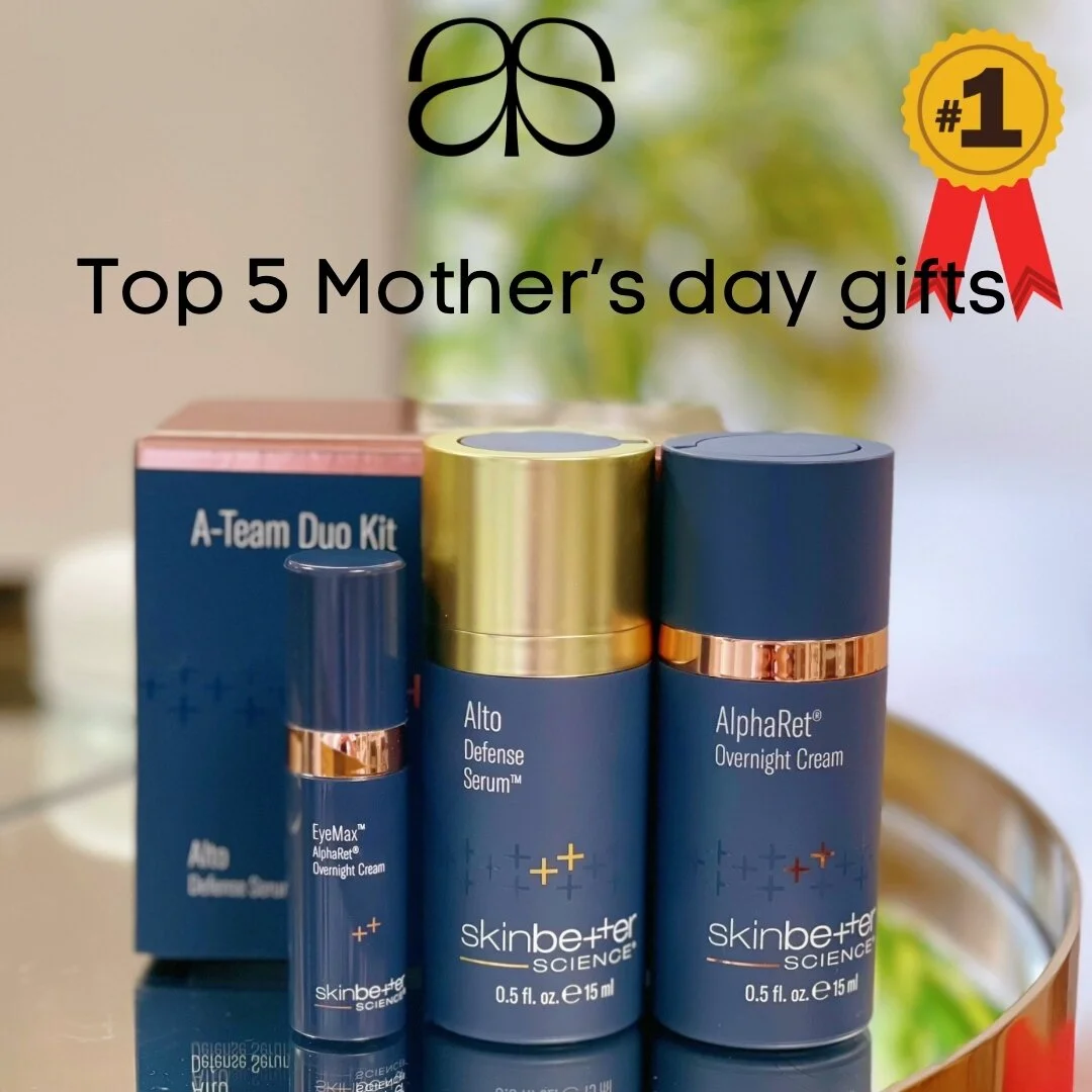 Our Top 5 Gift Ideas for Moms!🎊🎈💋💐
Stocks are Limited!

Top 🥇💯
SkinBetter Science Team Duo 
($150 for value of $225)

Defense Serum + AHA Retinol Night Cream + EyeMax Retinol Eye Cream

A-Team Duo set is a multiple award-winning skincare pair d