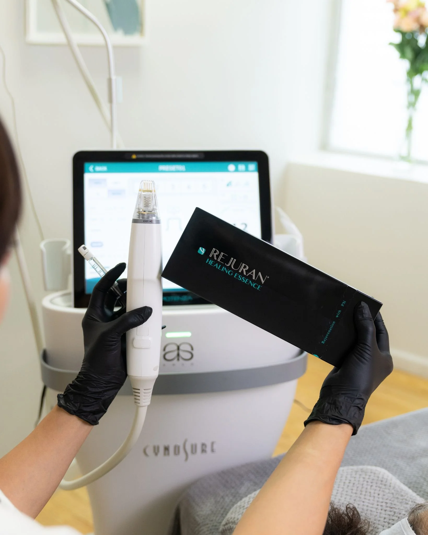 potenza rf microneedling with rejuran salmon dna