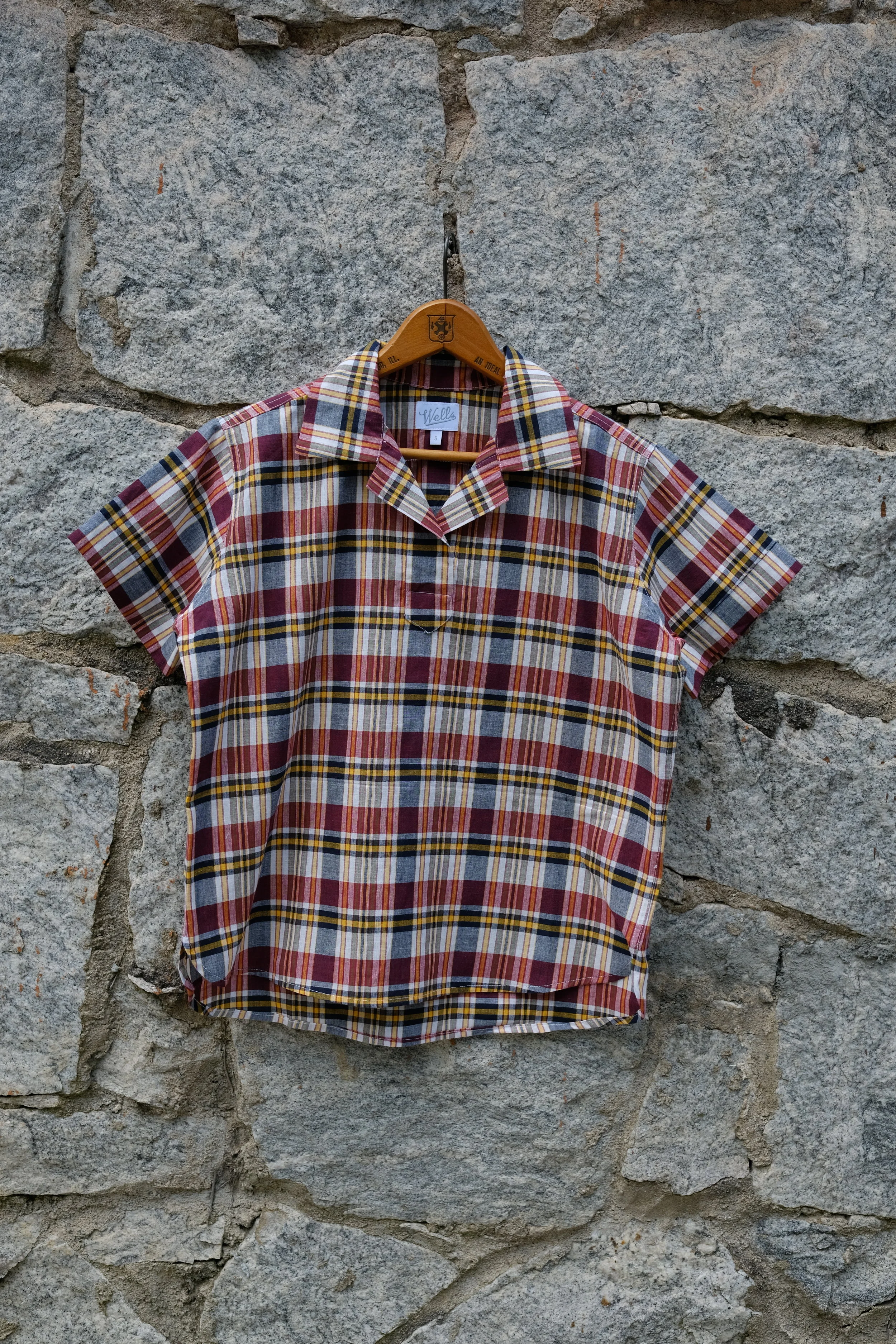 Camp Shirt in Georgia Red Clay Madras