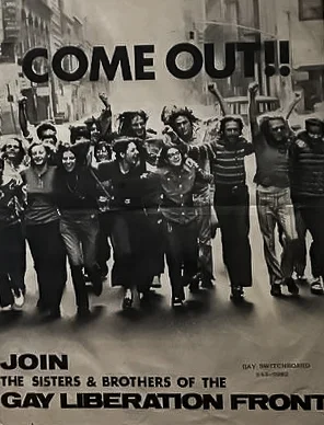 Peter Hujar, Poster for Gay Liberation Front