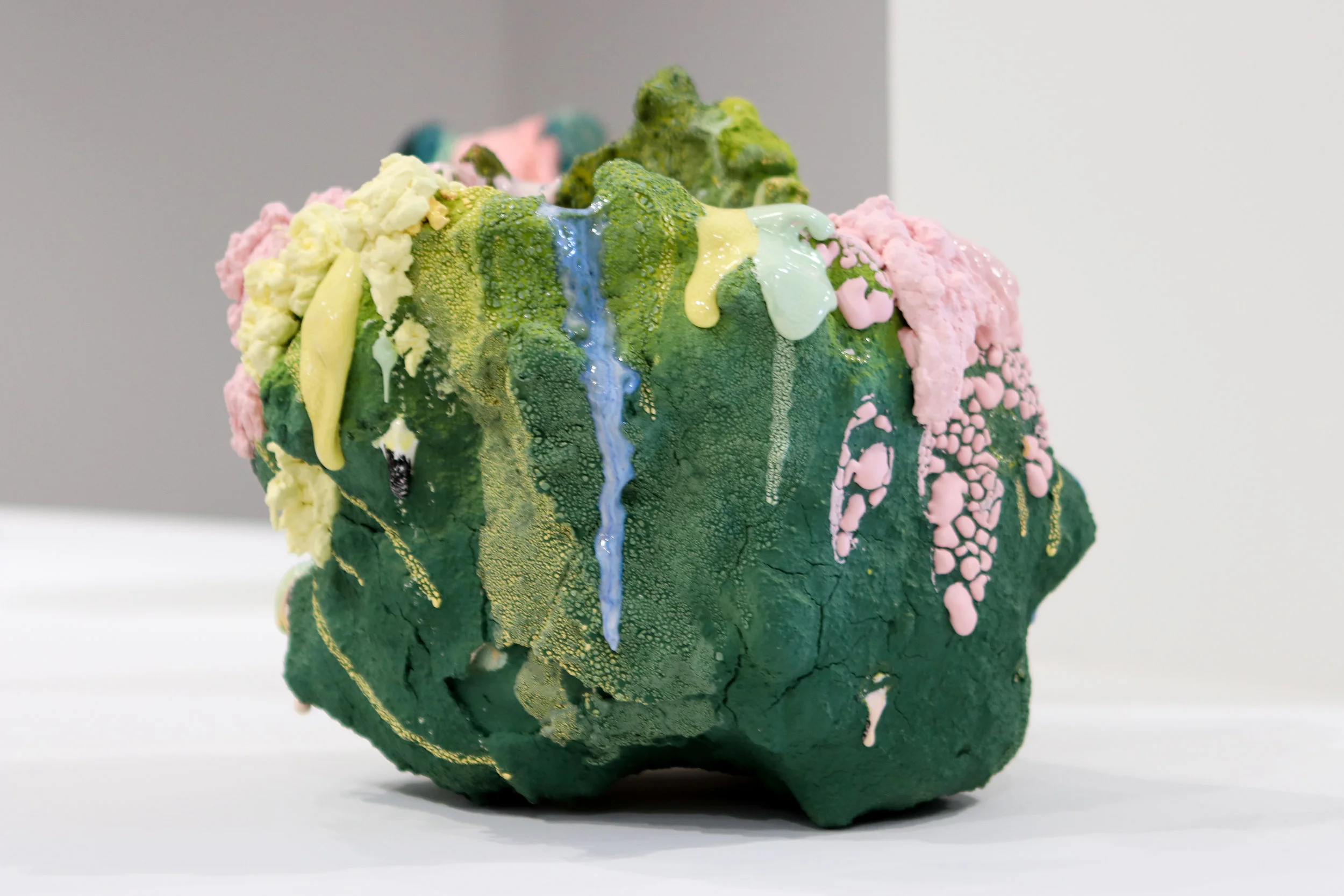 MCASB Opening night of Bloom Projects: Brian Rochefort, Absorption by the Sun , August 1, 2019. Photo by Debra Herrick.