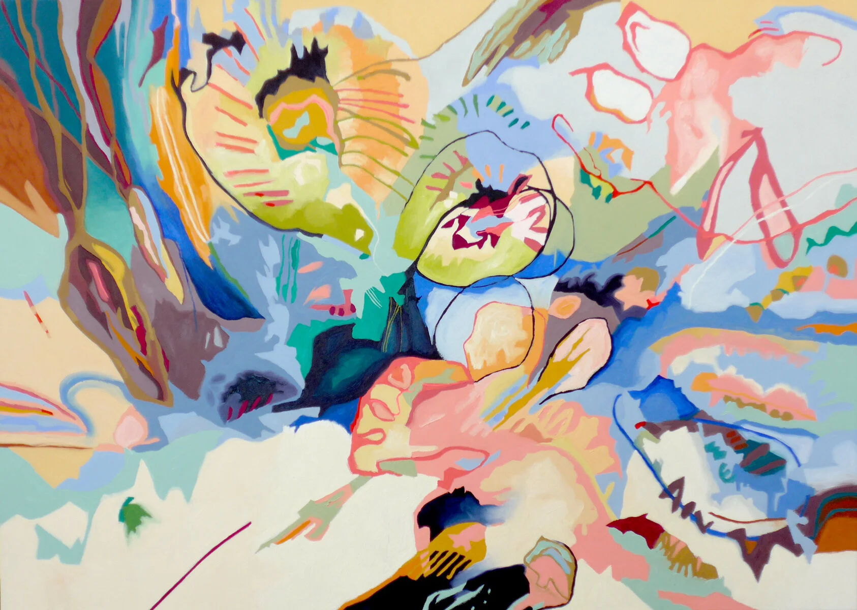 百合匂う • At first brushstroke • Hiroko Yoshimoto