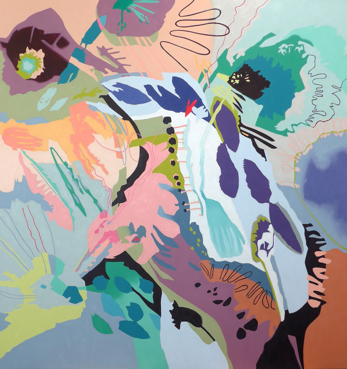 百合匂う • At first brushstroke • Hiroko Yoshimoto — LUM