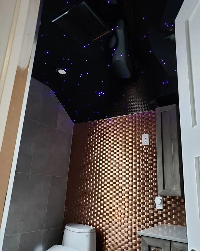 #Ydi #ydireno #ydidesignedit #reno # renovation #bathroomdesign #bathroomrenovation #stredched_ceiling #fiber_optics_lighting #you_deserve_the_best #you_deserve_it #ydicanada