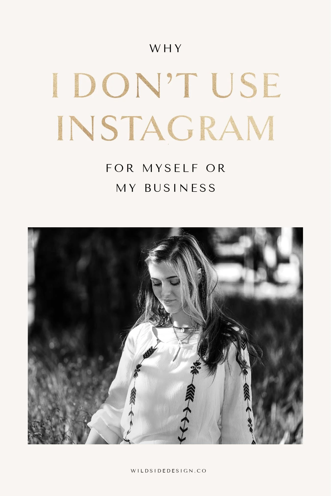 Don’t Use Instagram for Business