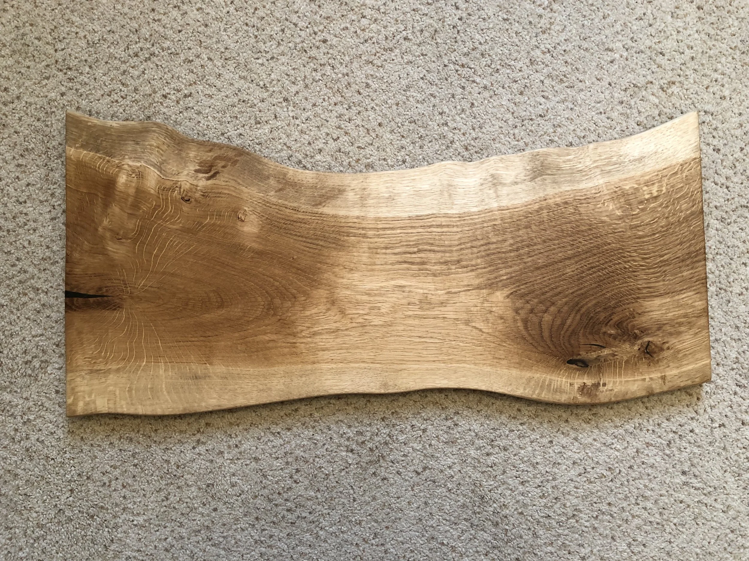 N° 61. Large live edge oak serving board