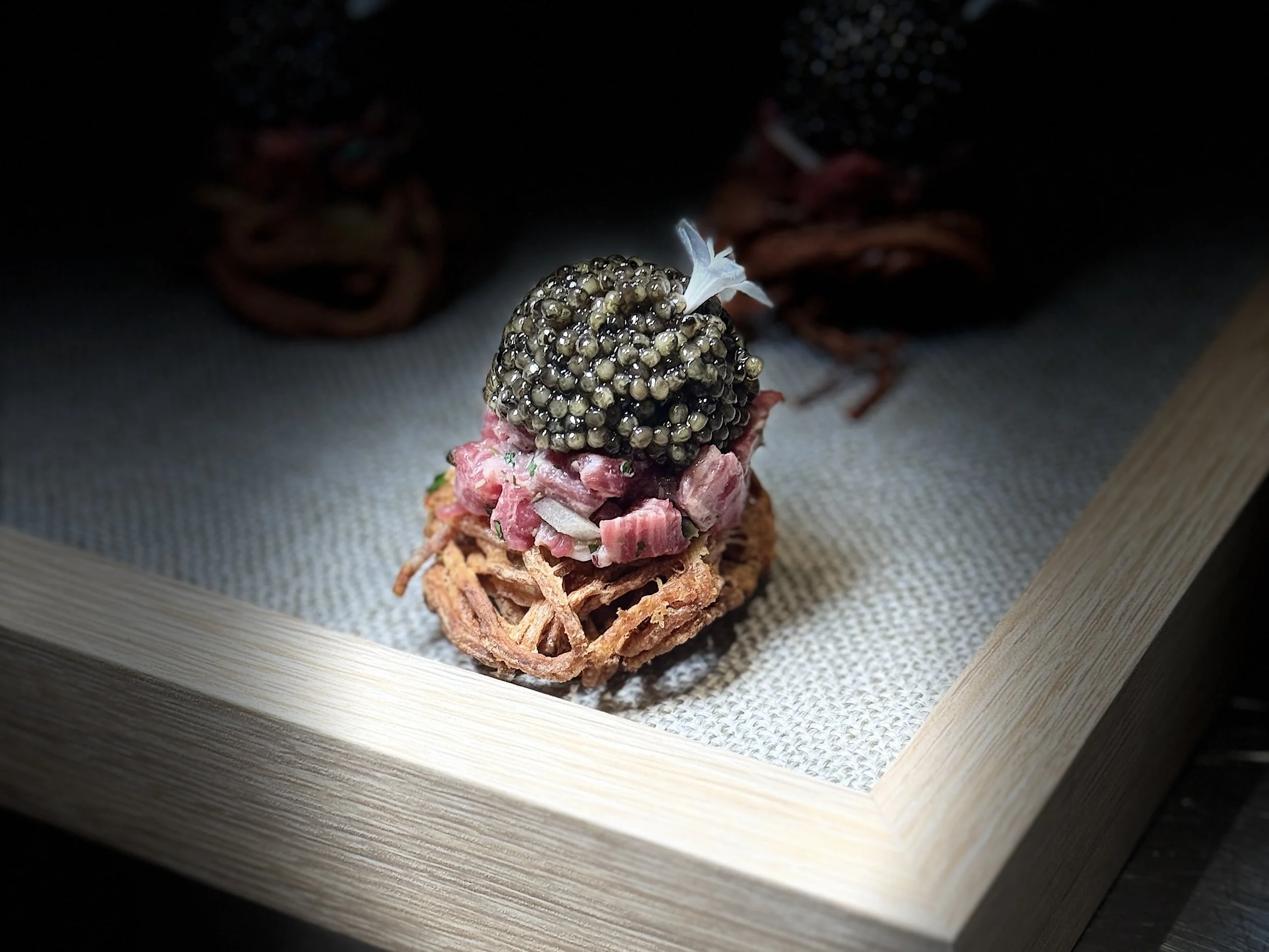 Oscietra Caviar, Beef Tartar, Potato Rosti.jpg