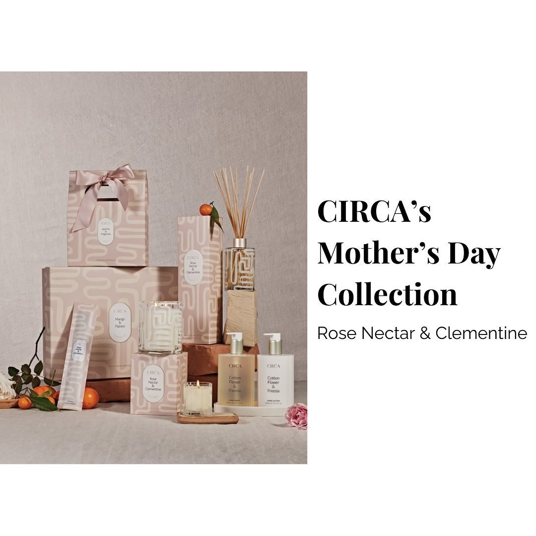 Celebrate Mother&rsquo;s Day with @circafragrances Rose Nectar and Clementine collection✨

Packaged in these gorgeous vessels, it is the perfect gift to spoil your mother or special person with!
