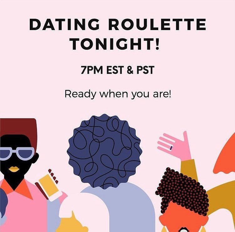 Join Dating Roulette Tonight!

7pm EST &amp; 7pm PST

RSVP in the Chorus App!