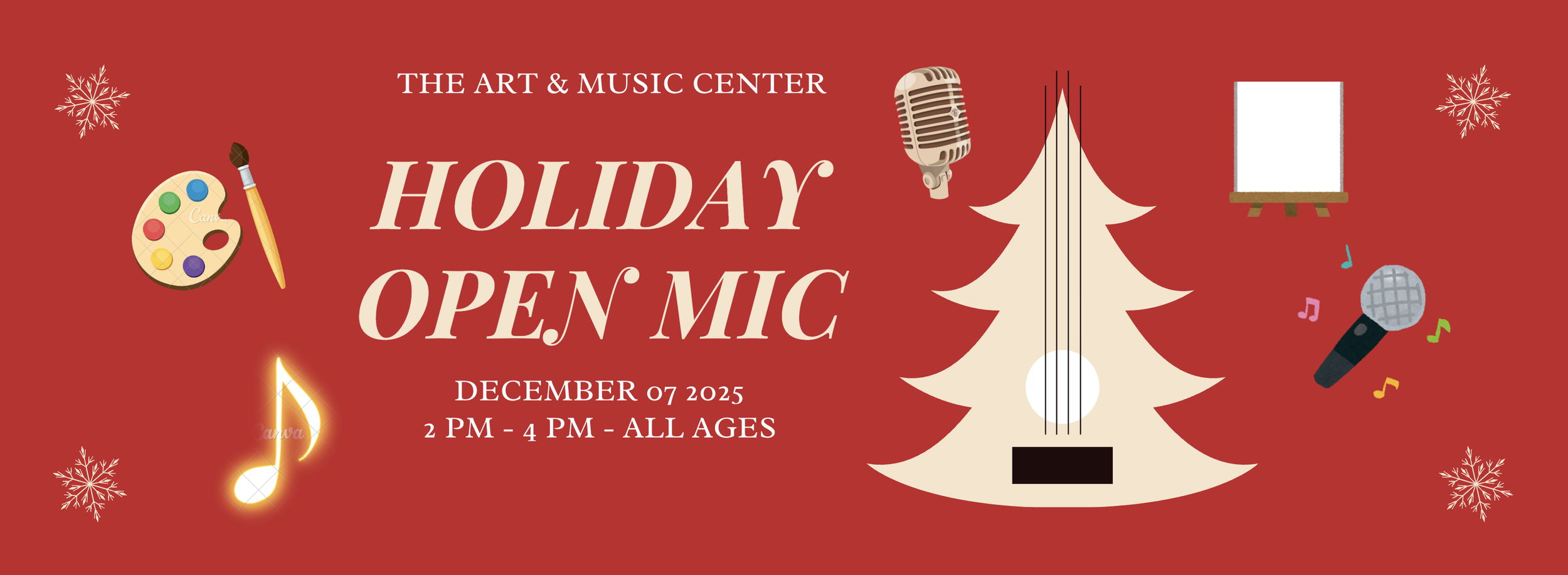 Holiday Open Mic Event