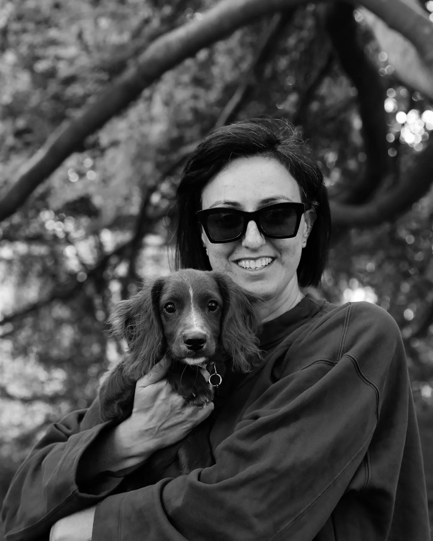 T-Bone and Michelle. As part of my project with Edge GreenWay, Inner West Council. I am making portraits of dogs and their human companions on the GreenWay. I will also be running some paint pen workshops for children and this will be combined to cre