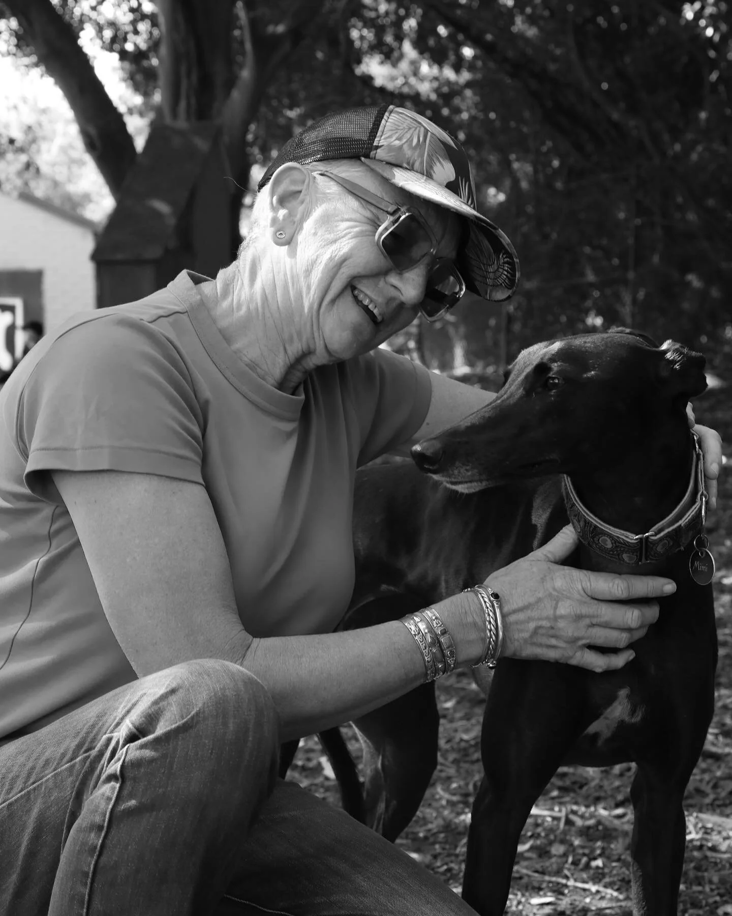 Teresa &amp; Mimi, 2021. This was such a beautiful story, Teresa rescuing Mimi who has come such a long way since joining Teresa&rsquo;s family. One of many lovely stories I got to hear from doing my project Dog People as part of the EDGE Inner West 