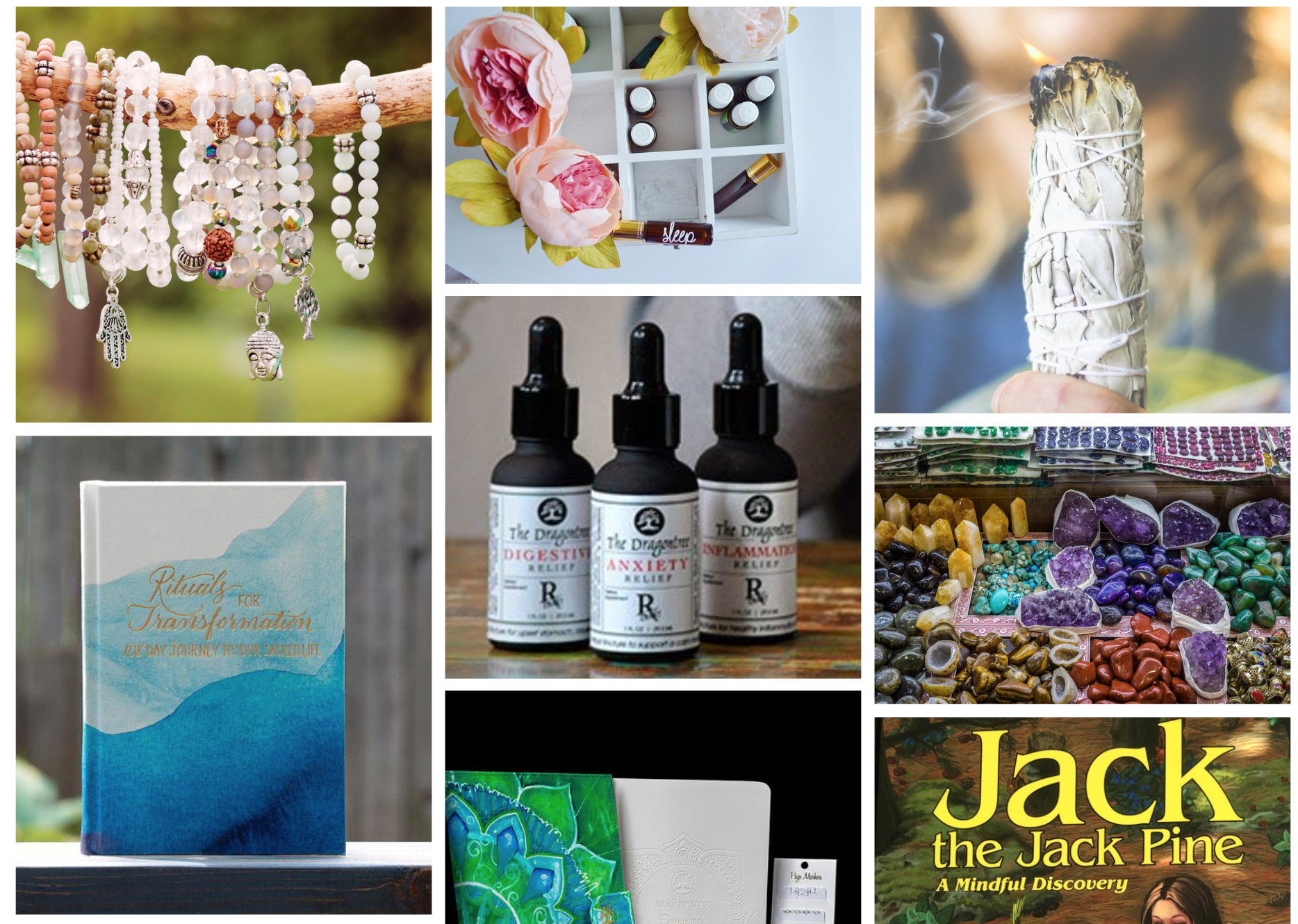 Healing Crystals * Sage Smudges * Crystal Bracelets * Chinese Medicine * Transformational Journals