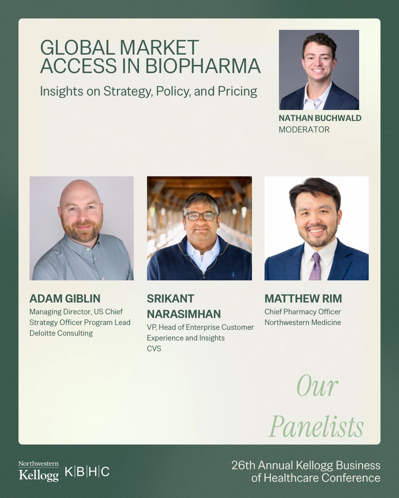 💡 Panel Spotlight: Global Market Access in Biopharma 💡

As biopharma innovation accelerates&mdash;across cell &amp; gene therapies, personalized medicine, and rare disease treatments&mdash;market access is becoming the make-or-break factor in a suc