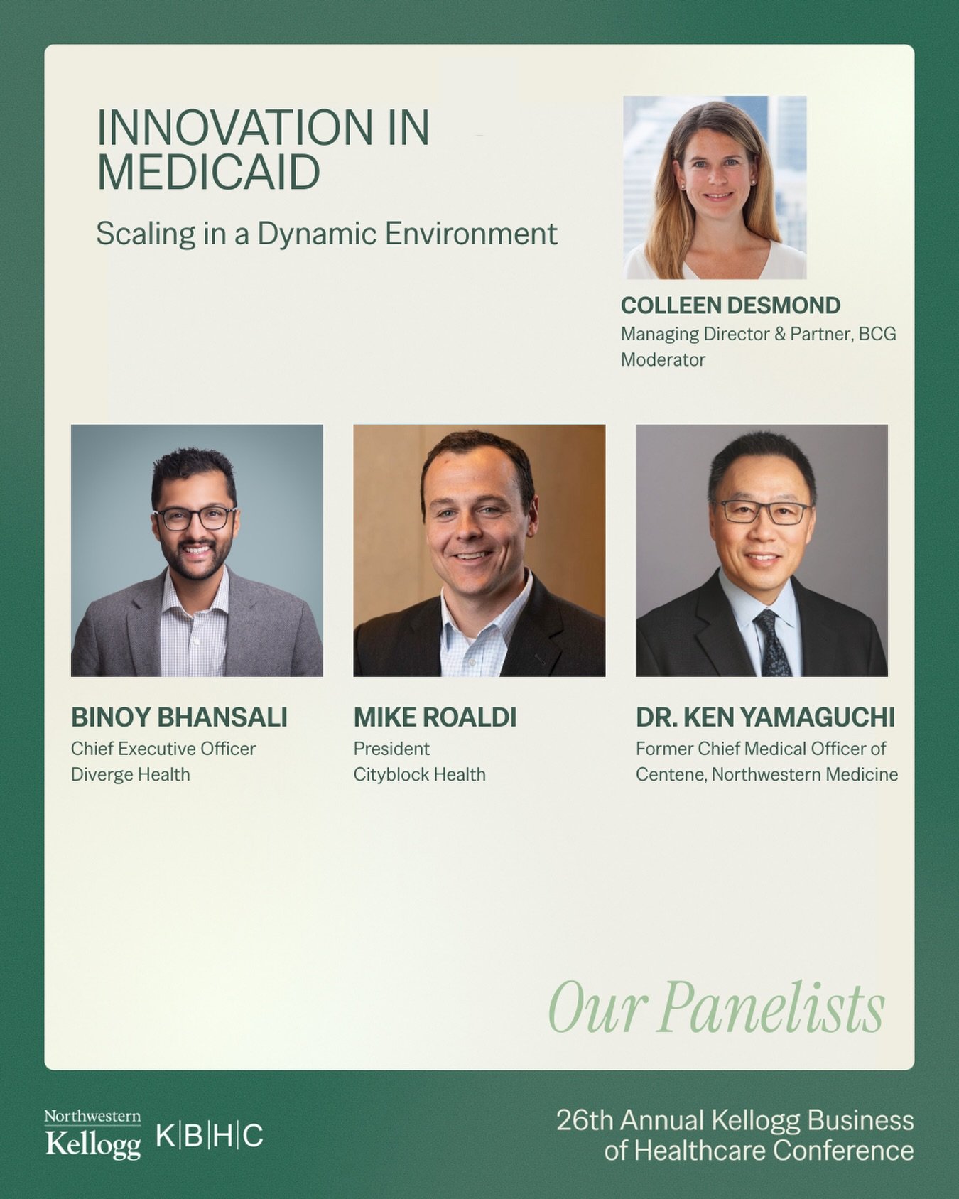 💡 Panel Spotlight: Innovation in Medicaid 💡

With 70M+ enrollees, Medicaid isn&rsquo;t just a safety net&mdash;it&rsquo;s the nation&rsquo;s largest insurer and a real-time proving ground for healthcare innovation. But scaling new care models in th