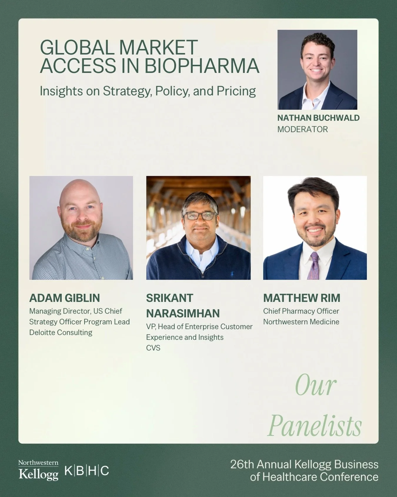 💡 Panel Spotlight: Global Market Access in Biopharma 💡

As biopharma innovation accelerates&mdash;across cell &amp; gene therapies, personalized medicine, and rare disease treatments&mdash;market access is becoming the make-or-break factor in a suc