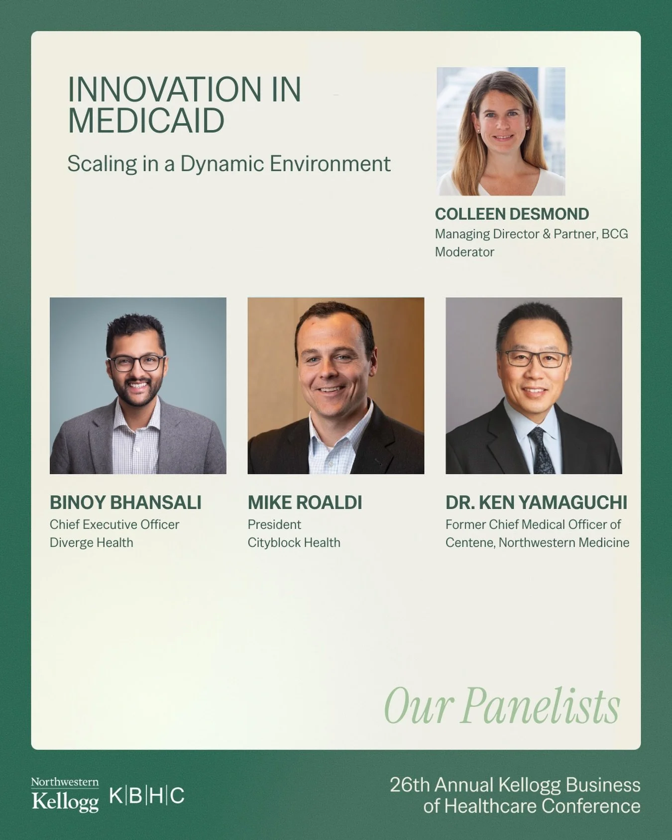 💡 Panel Spotlight: Innovation in Medicaid 💡

With 70M+ enrollees, Medicaid isn&rsquo;t just a safety net&mdash;it&rsquo;s the nation&rsquo;s largest insurer and a real-time proving ground for healthcare innovation. But scaling new care models in th