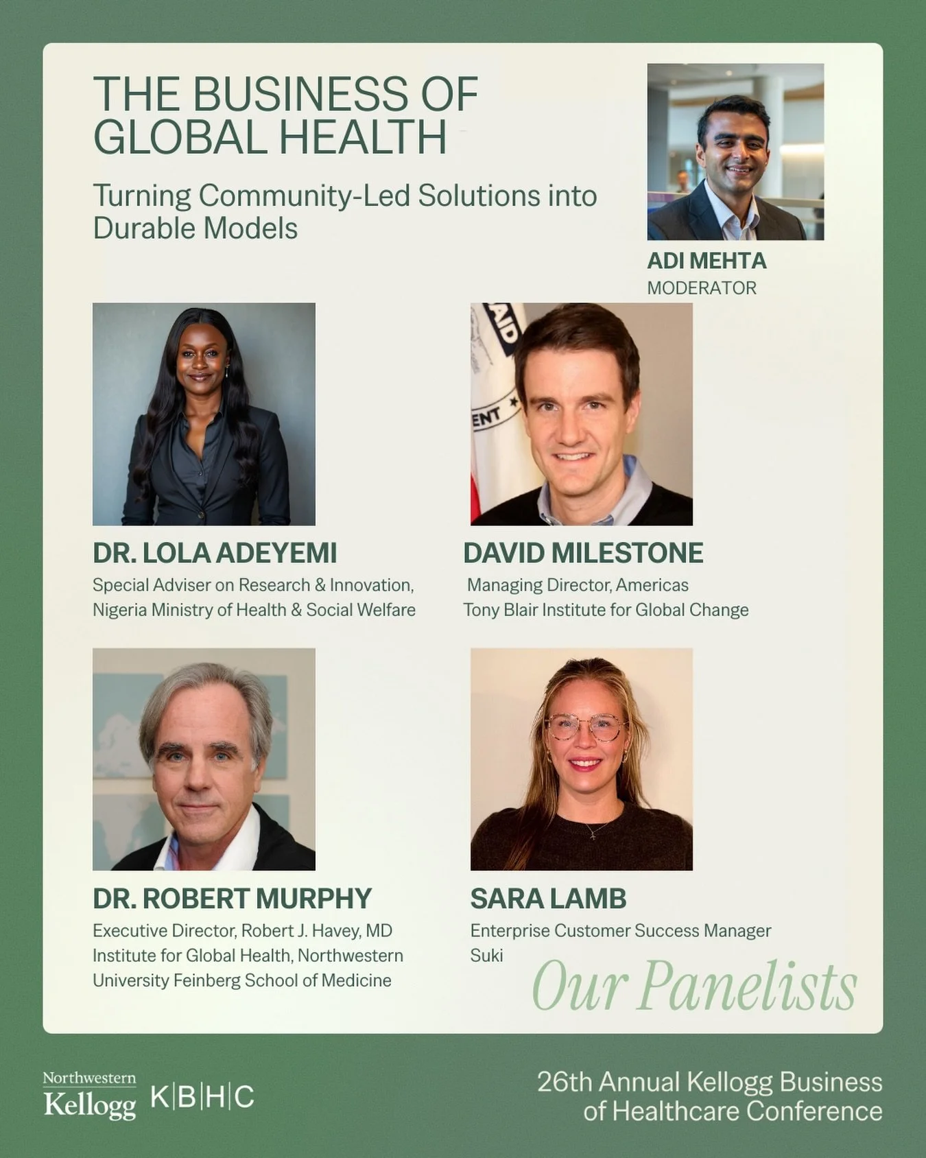 💡 Panel Spotlight: The Business of Global Health 💡

Global health innovation doesn&rsquo;t only flow from high-income countries outward&mdash;some of the most powerful public health strategies are being built in low-resource settings, by communitie