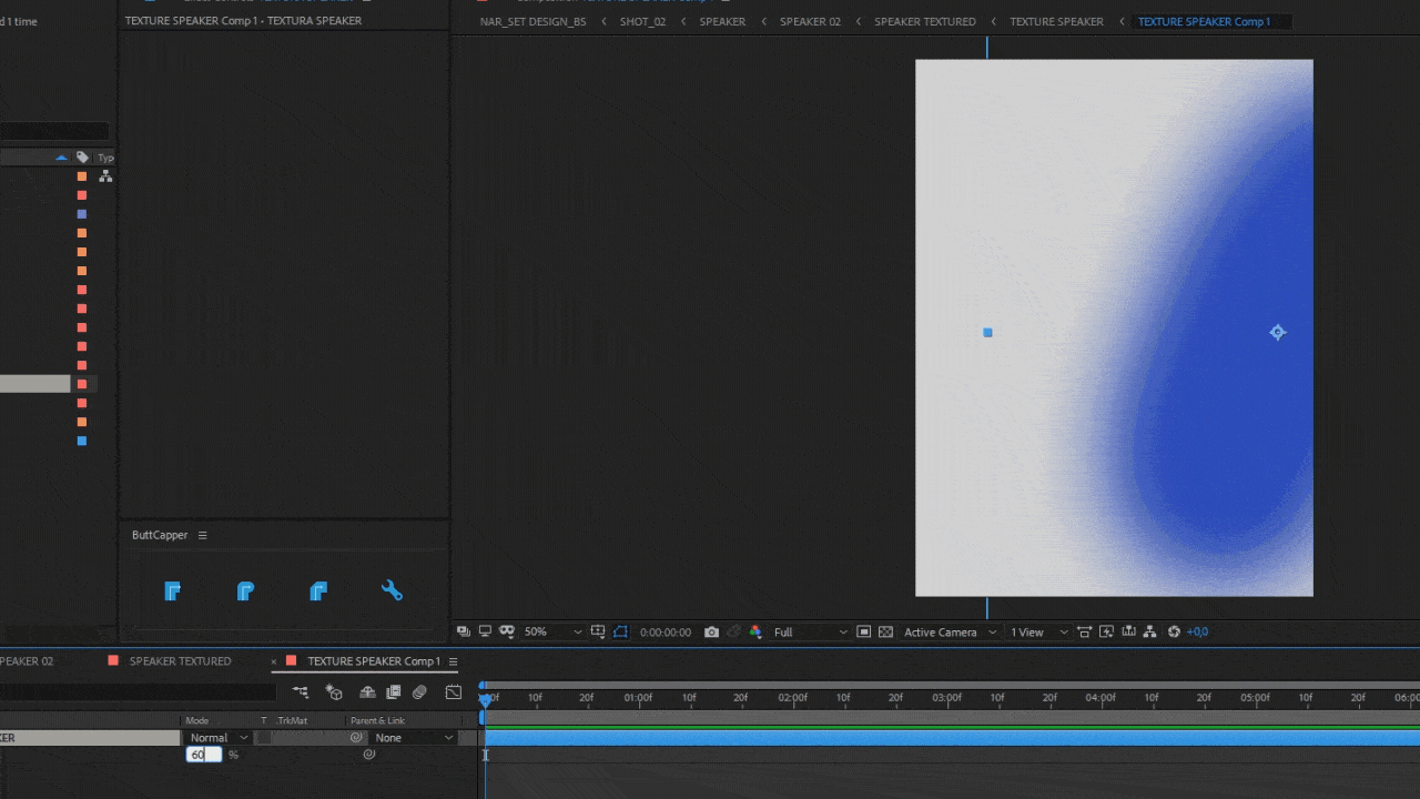 The trick behind this texture animation. Screenshot - Adobe After Effects