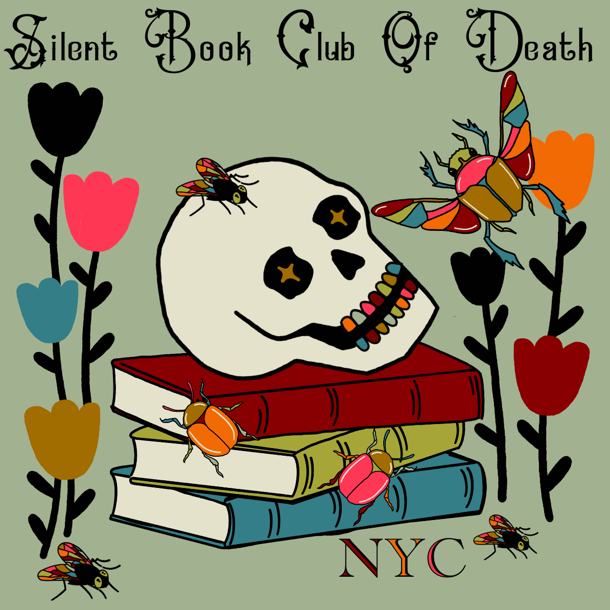 In-Person Event · Silent Book Club Of Death NYC &amp; The Death Deck Night At Morbid Anatomy October 14