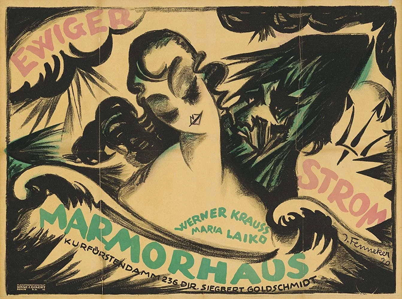 Online Talk · The Sinister Shadows of Weimar Cinema: Josef Fenneker, Eroticism & Expressionism with Cabaret Performer Le Pustra