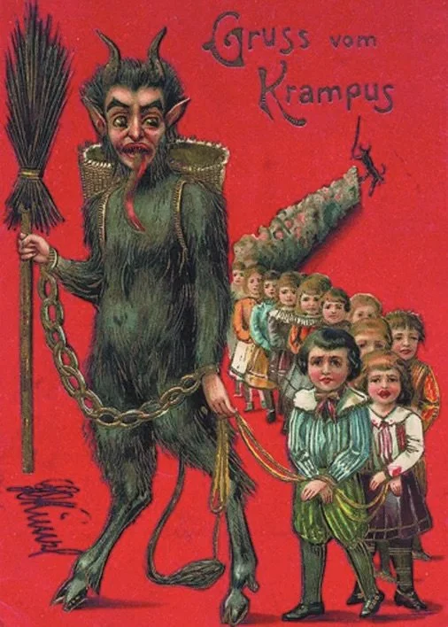 Krampus Market in Brooklyn, New York