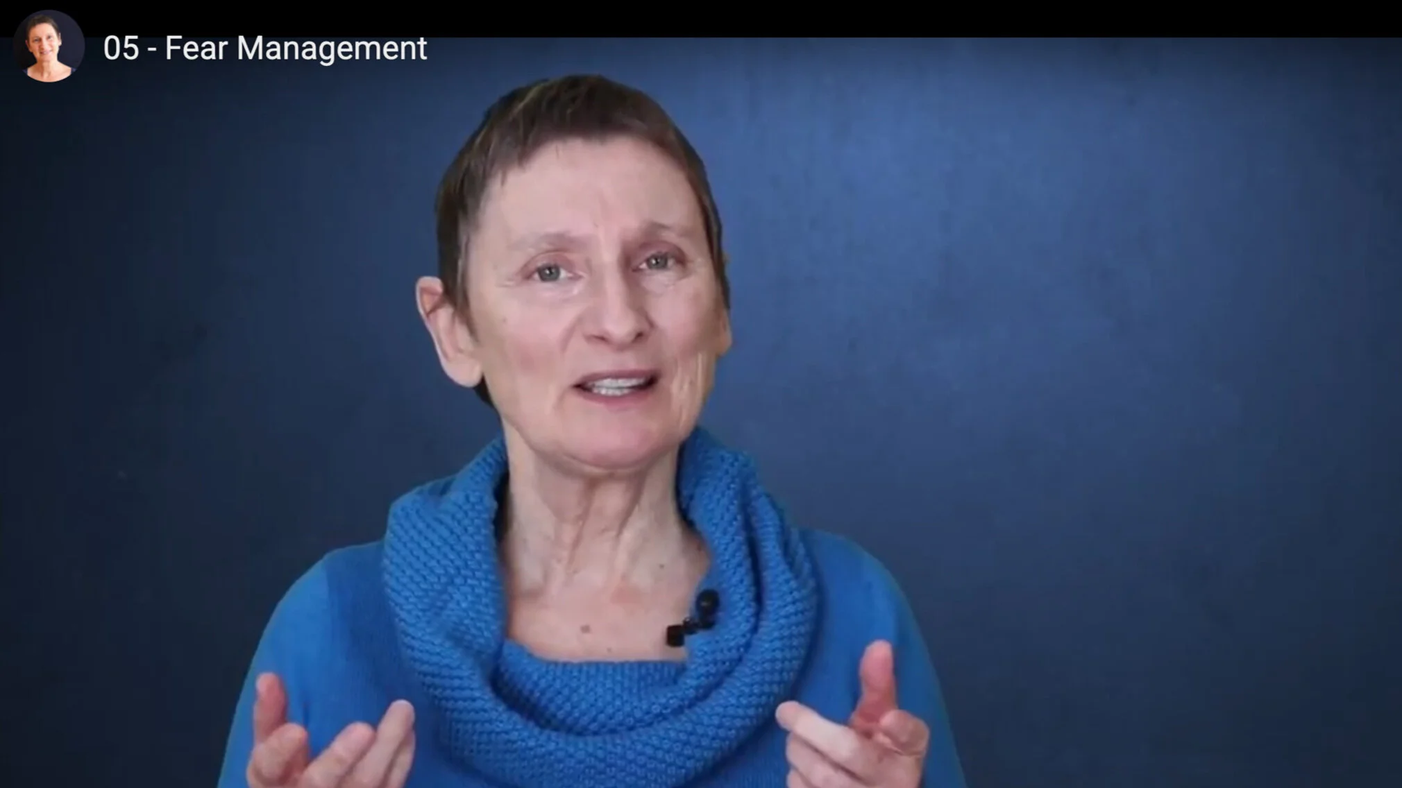 A way to manage Fear, re-center and re-focus yourself 